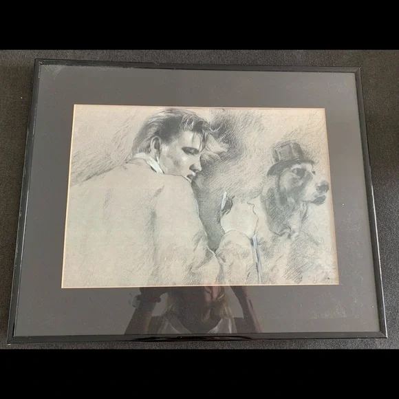 Elvis Presley Pencil Sketch - Picture 1 of 3